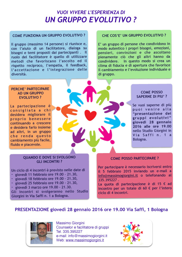 Gruppo Evolutivo a Bologna 